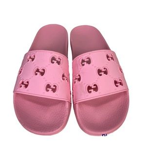 Gucci Pink Slides